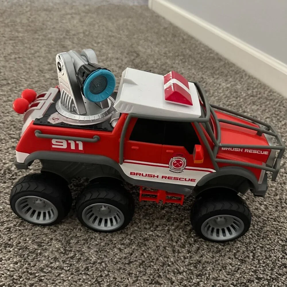 AIRPLANE AND KIDS TRUCK FIREFIGHTER RESCUE TOYS LIGHTS SOUNDS